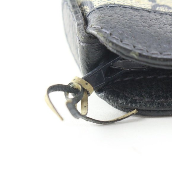 Gucci Navy Supreme GG Zip Pouch Case 1G525C - Picture 5 of 13